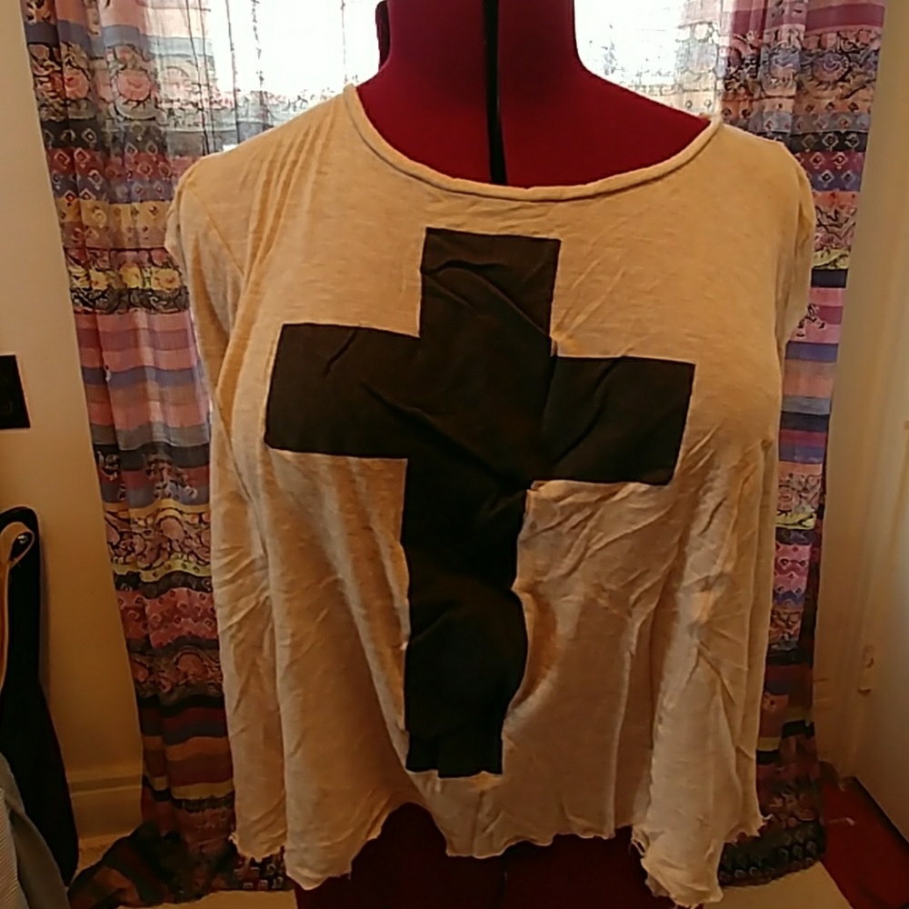 Cross t-shirt, looks great with black jeans!!